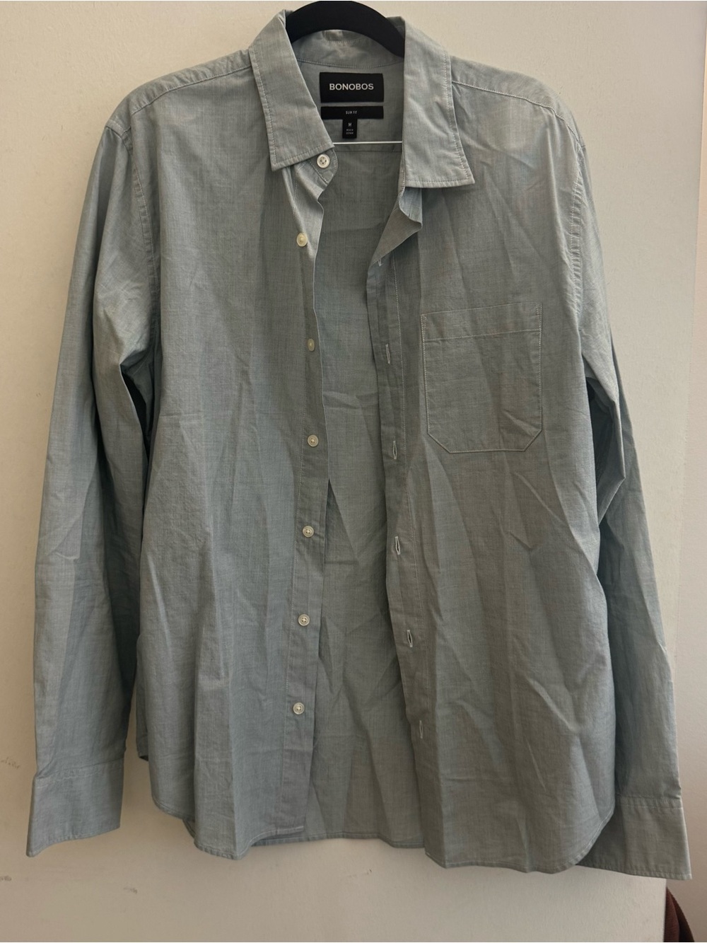 Bonobos Men's Blue Gray Button-Down Shirt
